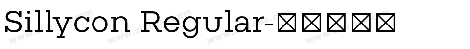 Sillycon Regular字体转换